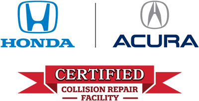 Honda & Acura certified collision repair facility logo