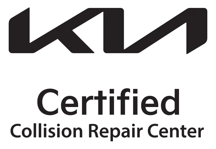 Kia certified collision repair logo